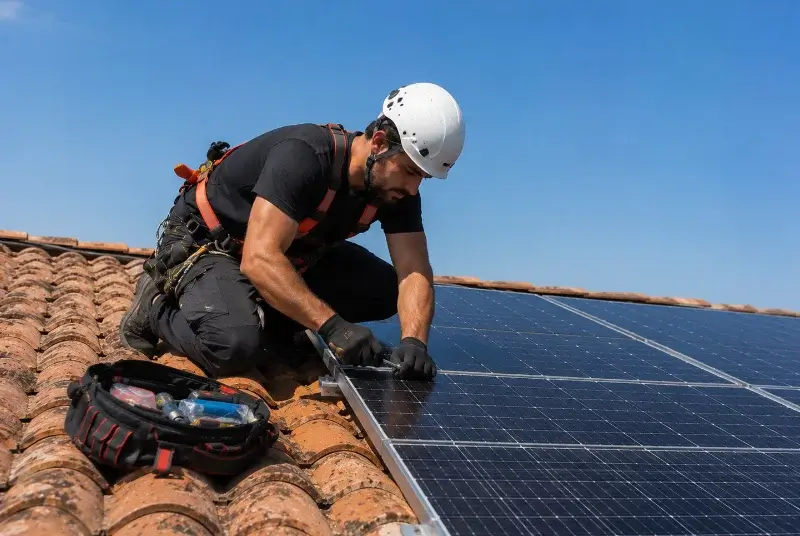 Maintenance et monitoring de panneaux solaires à Poyanne
