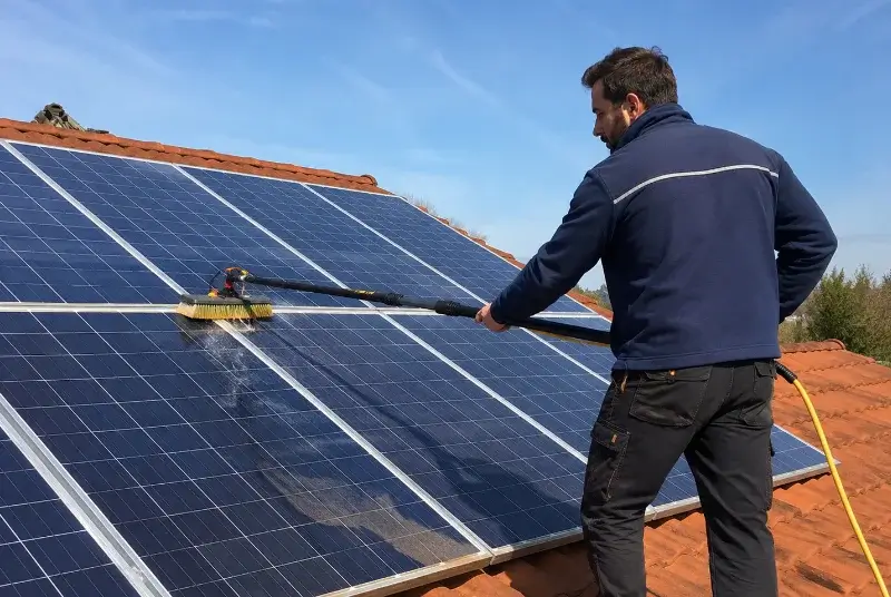 Nettoyage et entretien de panneaux solaires à Poyanne
